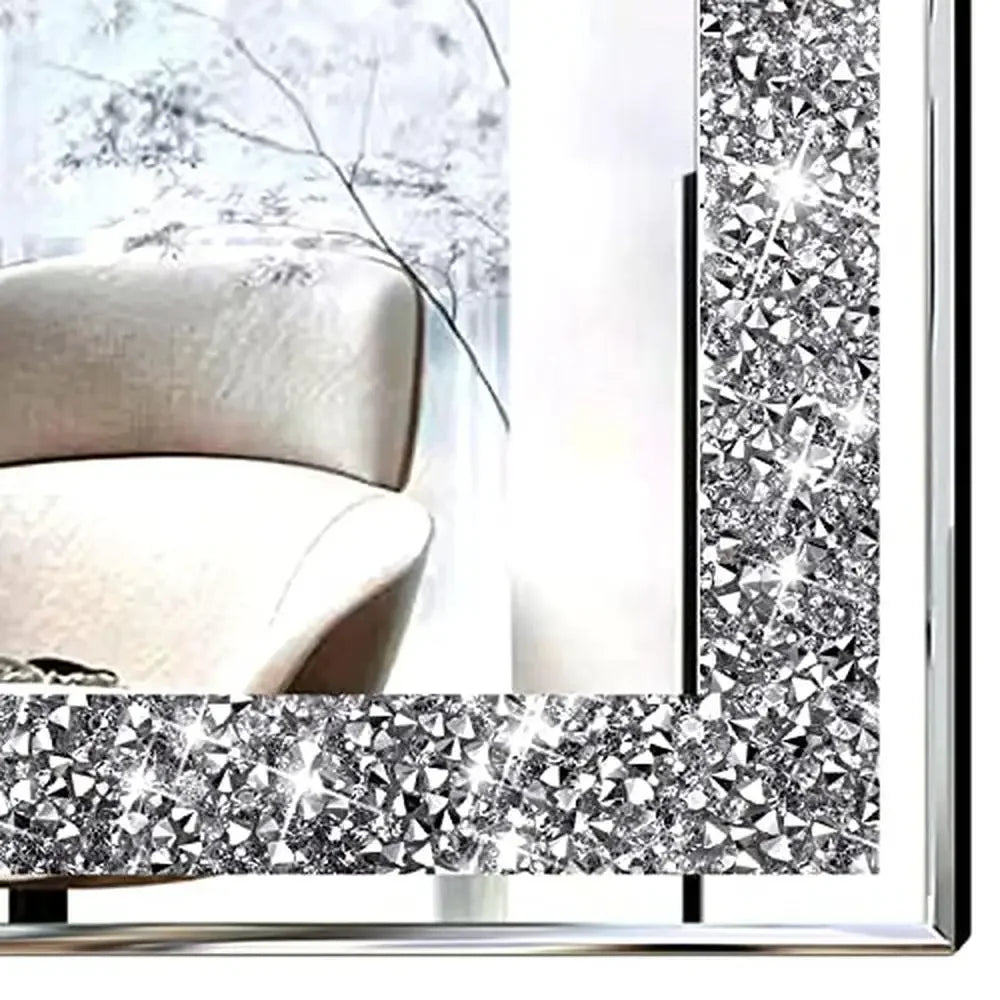 Crystal Decor Wall Mirrors Set