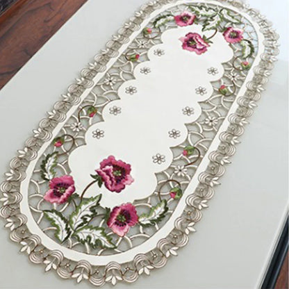 Embroidered Polyester Table Runner