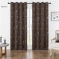 Pack Of 2 Grommet Thermal Insulated Curtains