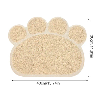 PVC Non-slip Claw-shaped Pet Mat