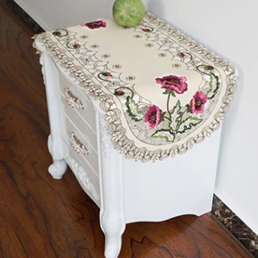 Embroidered Polyester Table Runner