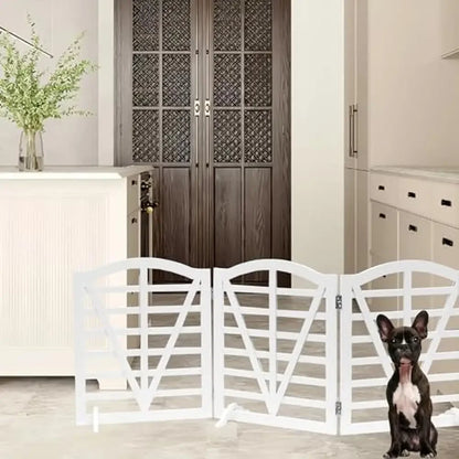 Freestanding Decorative Foldable Pet Barrier