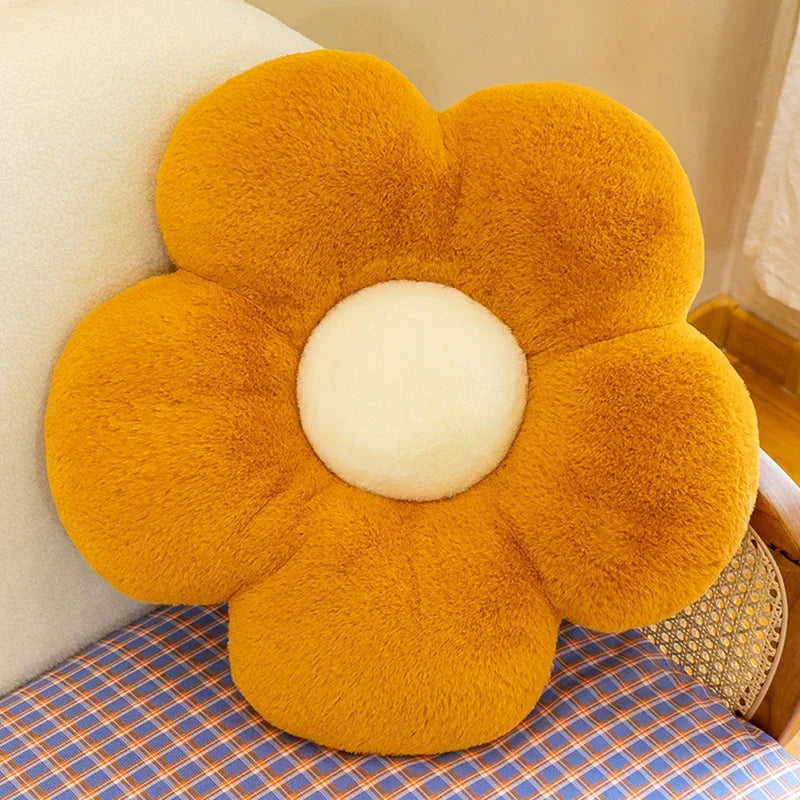 Plush Stuffed Daisy Flower Pillow