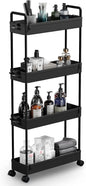 Slim Storage Cart, 4 Tier Organizer