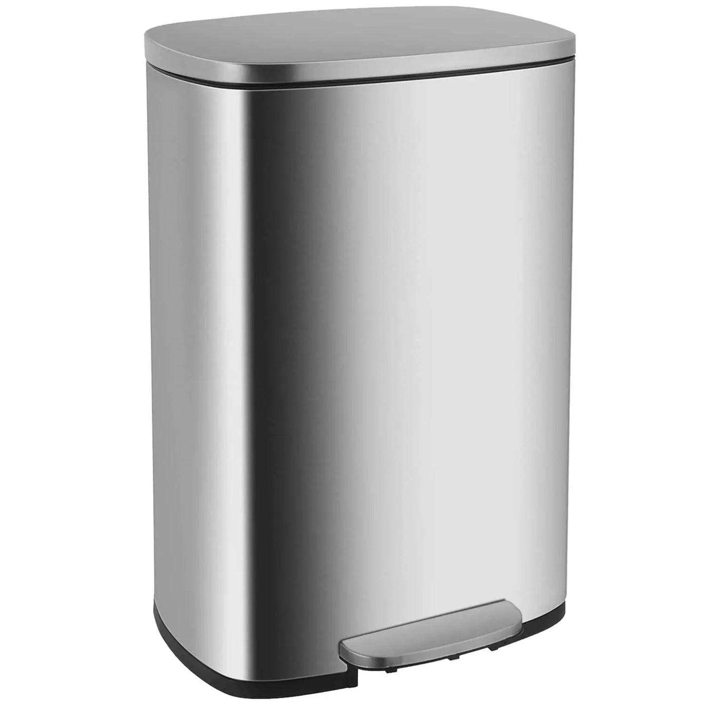 Fingerprint Proof SS Garbage Can with Removable Inner Bucket