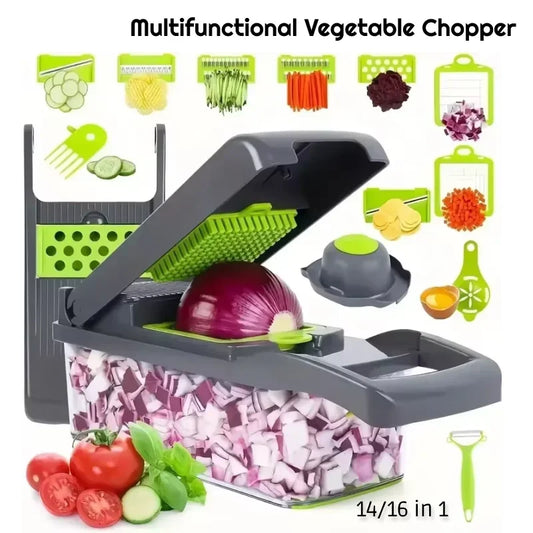 14/16 in 1 Multifunctional Vegetable Handle Food Grater