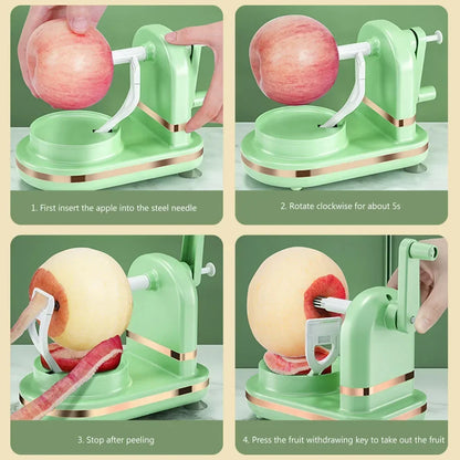 Manual Rotary Kitchen Fruit Peeler Vegetable Slicer