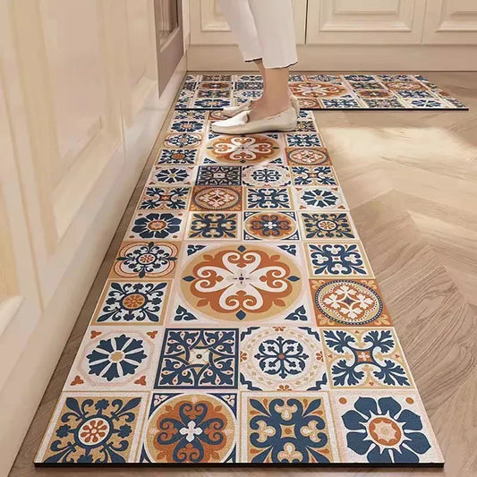 Stylish Absorbent Printed Floor Mat