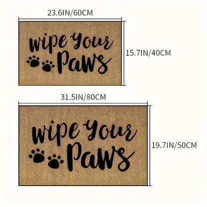 Wipe Your Paws Non-slip Door Mat