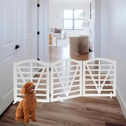 Freestanding Decorative Foldable Pet Barrier