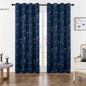 Pack Of 2 Grommet Thermal Insulated Curtains