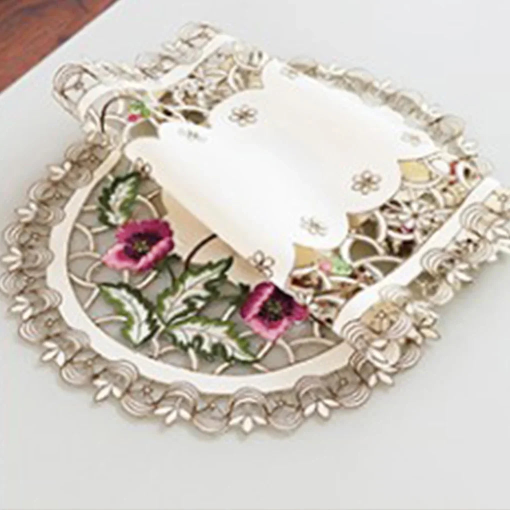 Embroidered Polyester Table Runner