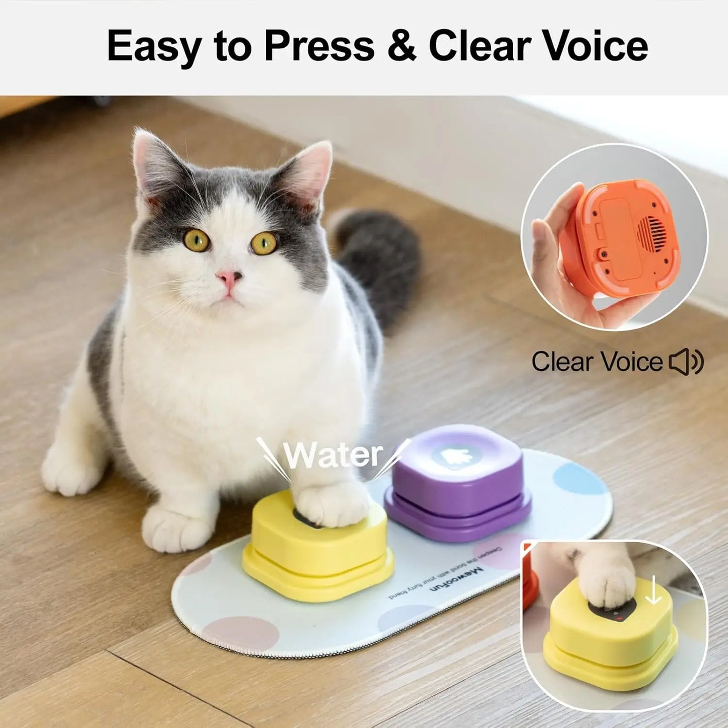 Dog and Cat Buttons for Communication Training