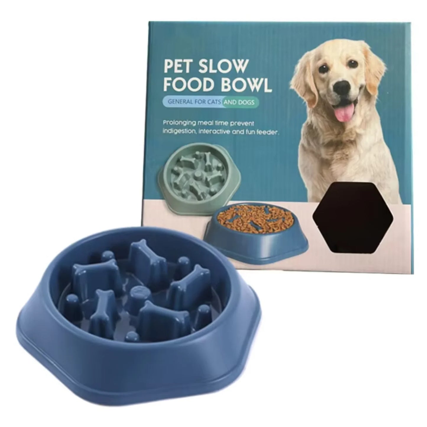 Slow Feeder Dog Cat Bowl