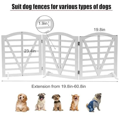 Freestanding Decorative Foldable Pet Barrier