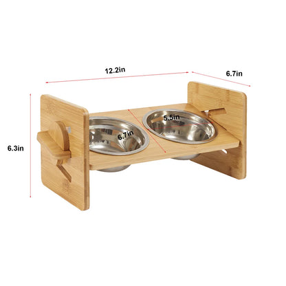 Pets Elevated Bowl Stand, Adjustable Heights