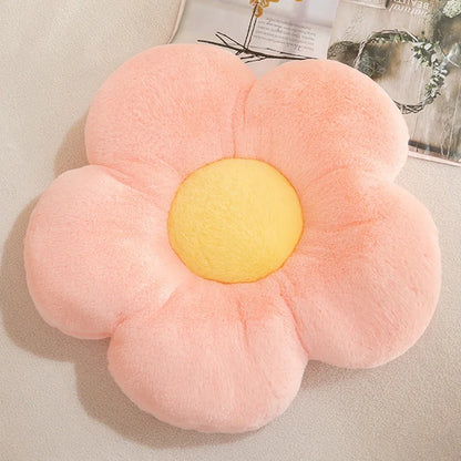 Plush Stuffed Daisy Flower Pillow