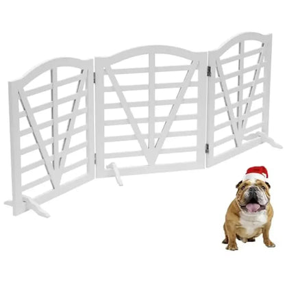 Freestanding Decorative Foldable Pet Barrier