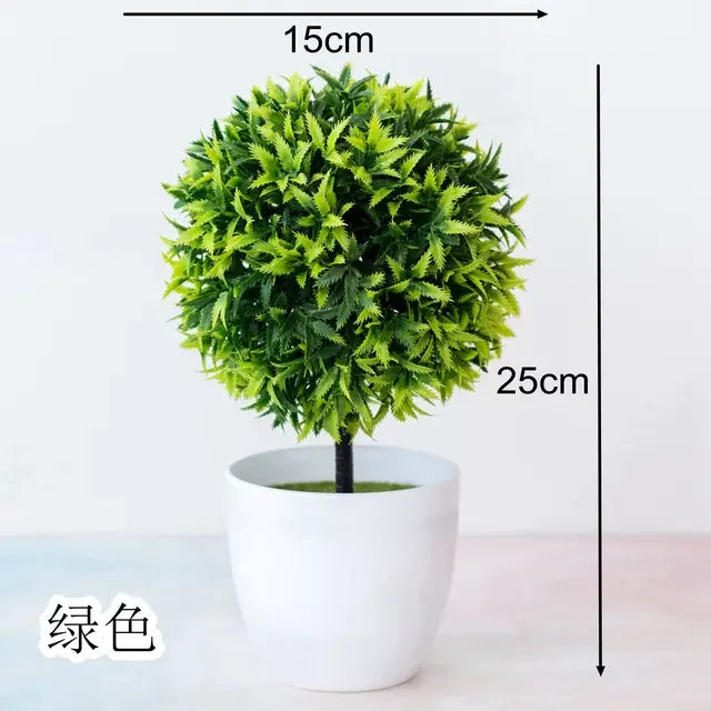 Multiple Styles of Green Artificial Trees