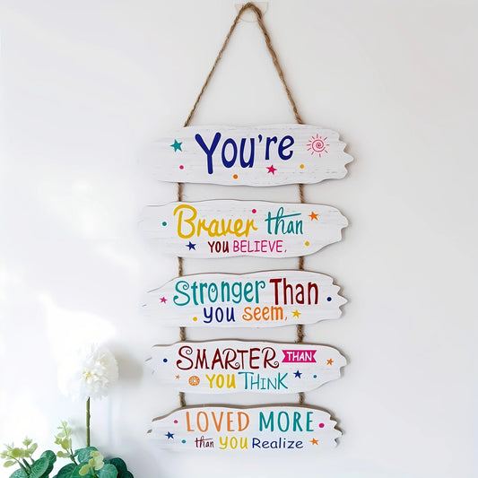 Variety of Rustic Wooden Inspirational Wall Decor