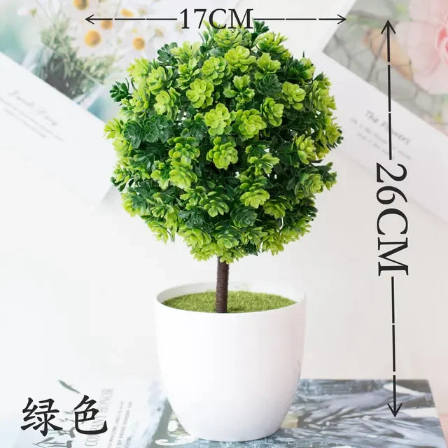 Multiple Styles of Green Artificial Trees