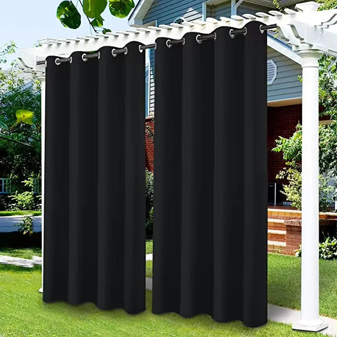 Outdoor Waterproof Sunlight Blackout Curtains