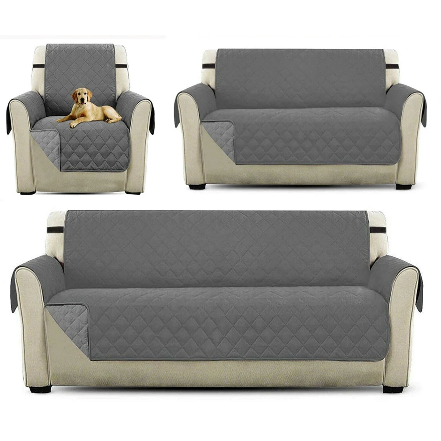 Reversible Soft Pet Dog Couch Cover