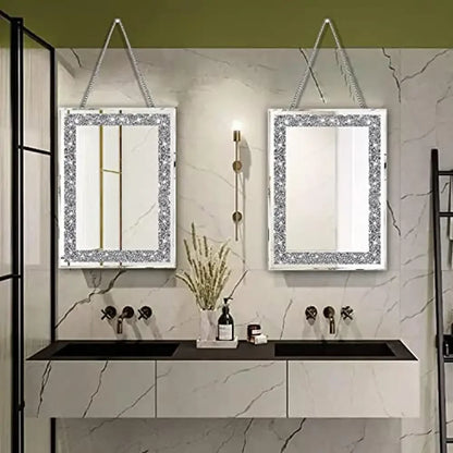 Crystal Decor Wall Mirrors Set