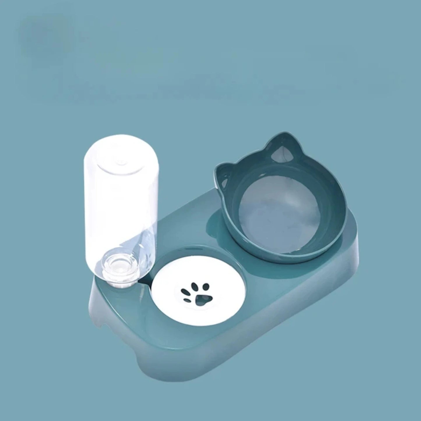 Cat Bowl Automatic Feeder Water Dispenser