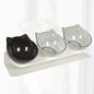 Non-Slip Triple Cat Bowl With Stand