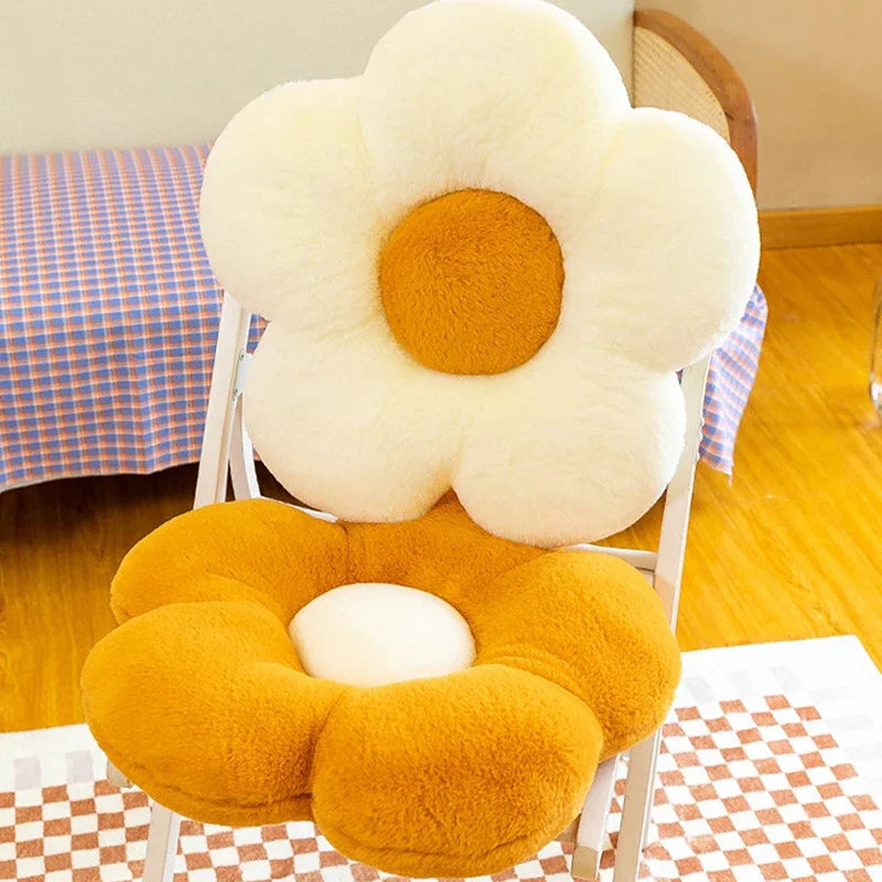 Plush Stuffed Daisy Flower Pillow