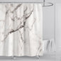 Marble Abstract Modern Fabric Shower Curtain