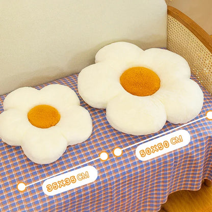 Plush Stuffed Daisy Flower Pillow