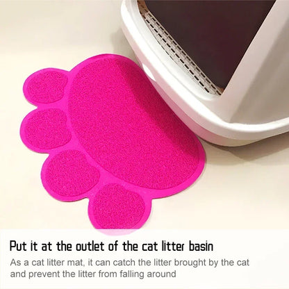 PVC Non-slip Claw-shaped Pet Mat