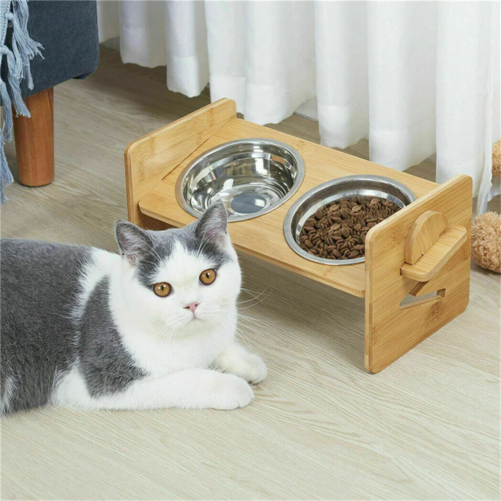 Pets Elevated Bowl Stand, Adjustable Heights