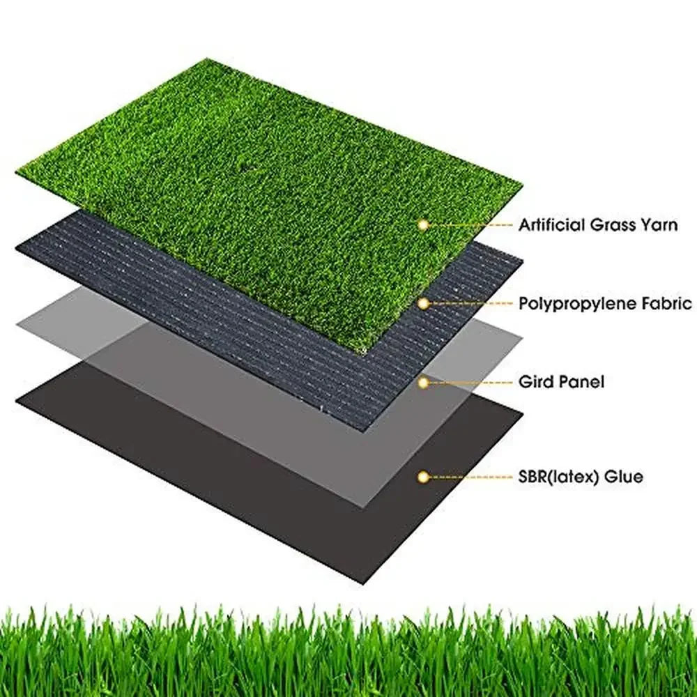 Artificial Grass Mat Synthetic Turf 6.56FTx6.56FT