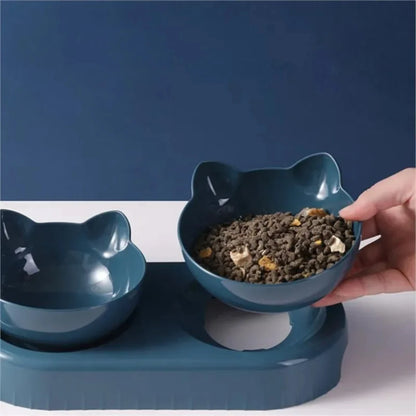 Cat Bowl Automatic Feeder Water Dispenser