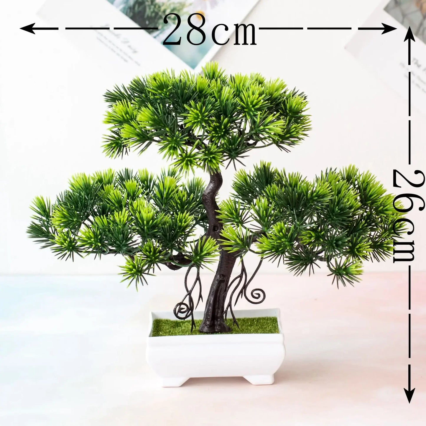 Multiple Styles of Green Artificial Trees