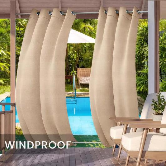 Outdoor Waterproof Windproof Thermal Insulated Curtains