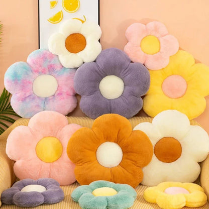 Plush Stuffed Daisy Flower Pillow