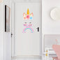 Cartoon Unicorn Horse Star Heart Wall Stickers