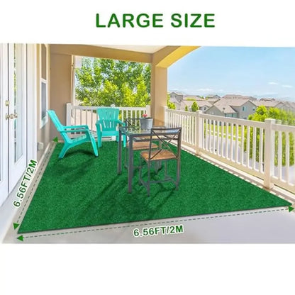 Artificial Grass Mat Synthetic Turf 6.56FTx6.56FT