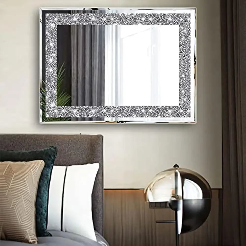 Crystal Decor Wall Mirrors Set